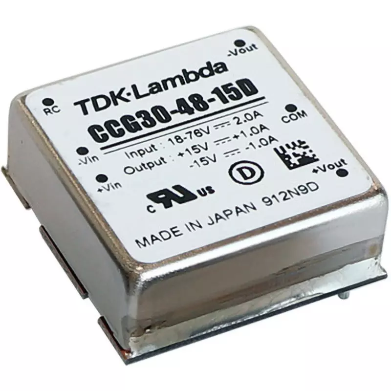 TDK-LAMBDA DC-DC Converter DC 24/48 V Rated Input Voltage, CCG30-48-12D