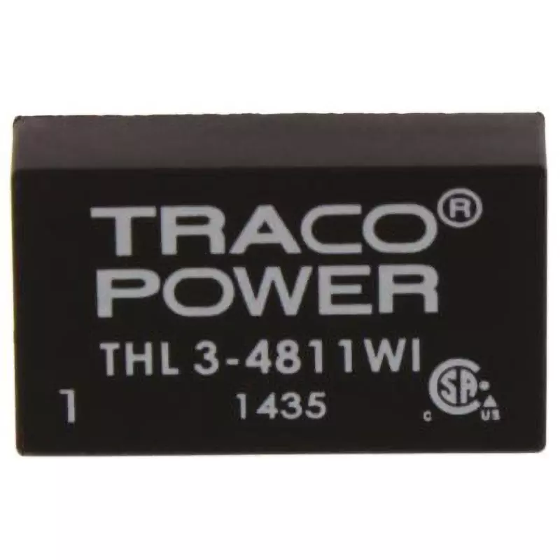 TRACO POWER 1 Output 5 DC V Output Voltage Through Hole Mount, THL 3-4811WI (Pack of 10)