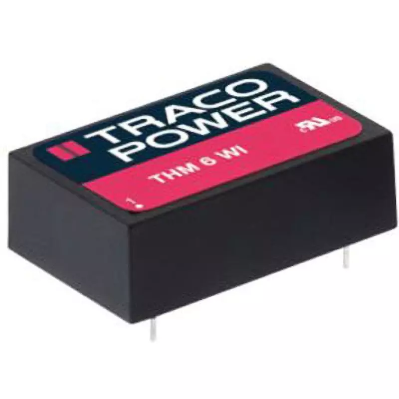 TRACO POWER 1 Output 3.3 DC V Output Voltage Through Hole Mount, THM 6-2410WI
