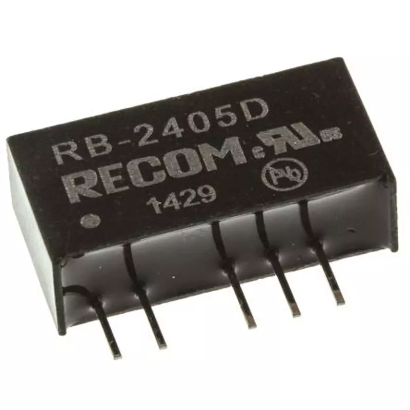 RECOM DC-DC Converter 1 W Rated Power ±100 mA Output Current, RB-2405D (Pack of 25)