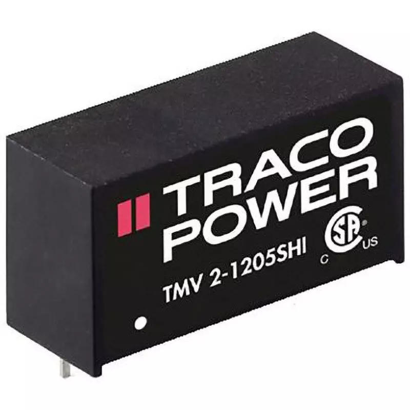 TRACO POWER 1 Output 12 DC V Output Voltage Through Hole Mount, TMV 2-1212SHI (Pack of 10)