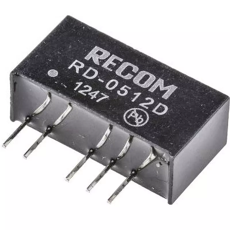 RECOM DC-DC Converter 2 W Rated Power ±84 mA Output Current, RD-0512D (Pack of 25)