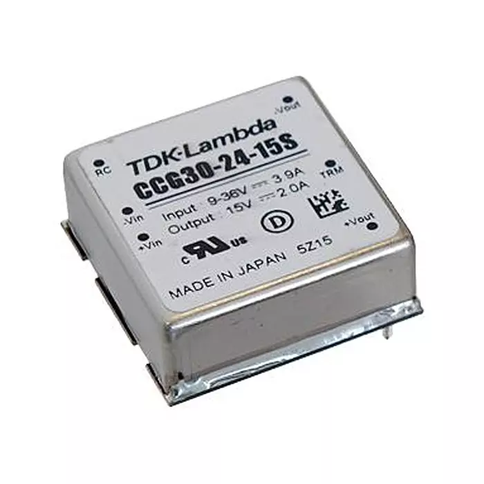 TDK-LAMBDA DC-DC Converter, 5V, 6A, Dip, CCG30-24-05S.