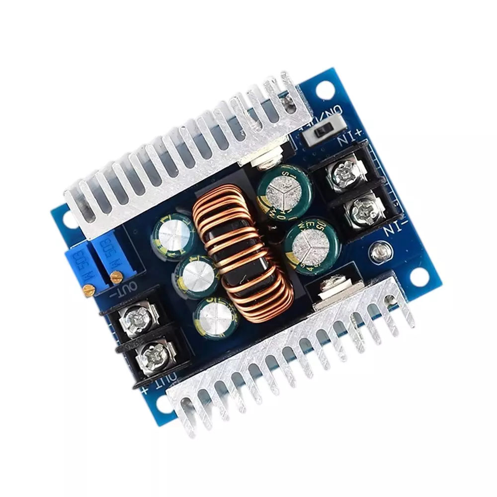amiciSolar DC-DC Buck Converter 300 W 20 A, 6–40 V to 1.2–36 V Step-Down Power Module with CC & CV Control