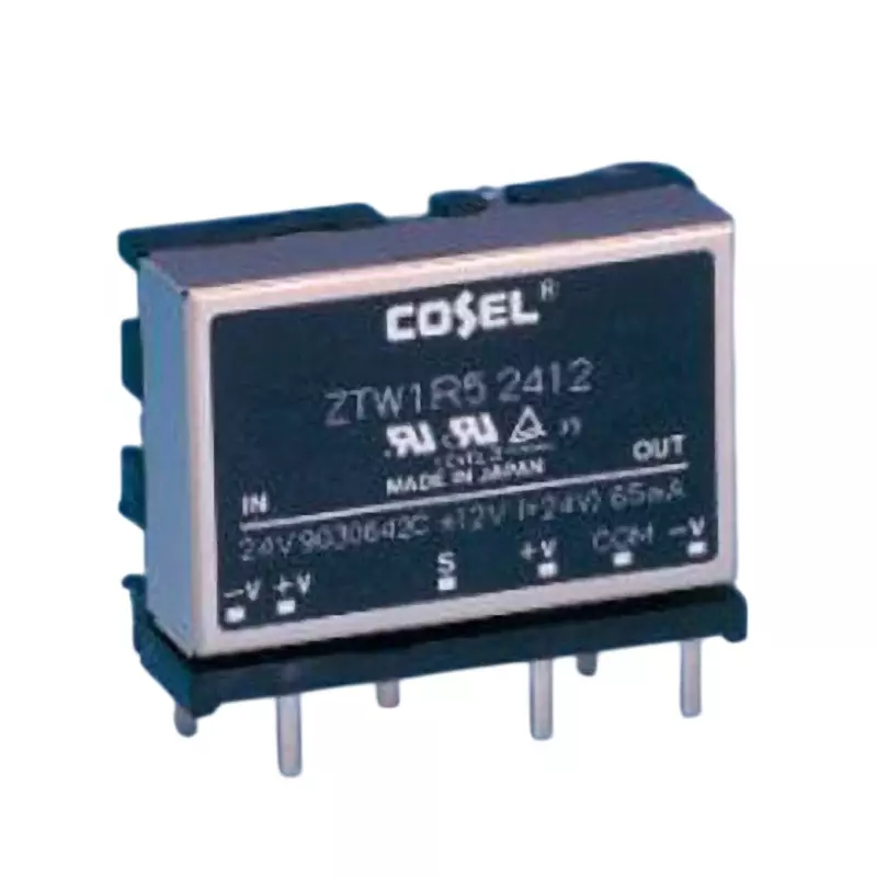 Cosel DC-DC Converter 1.5 W Output Power 0.065 Amp Output Current, ZTW1R52412-G