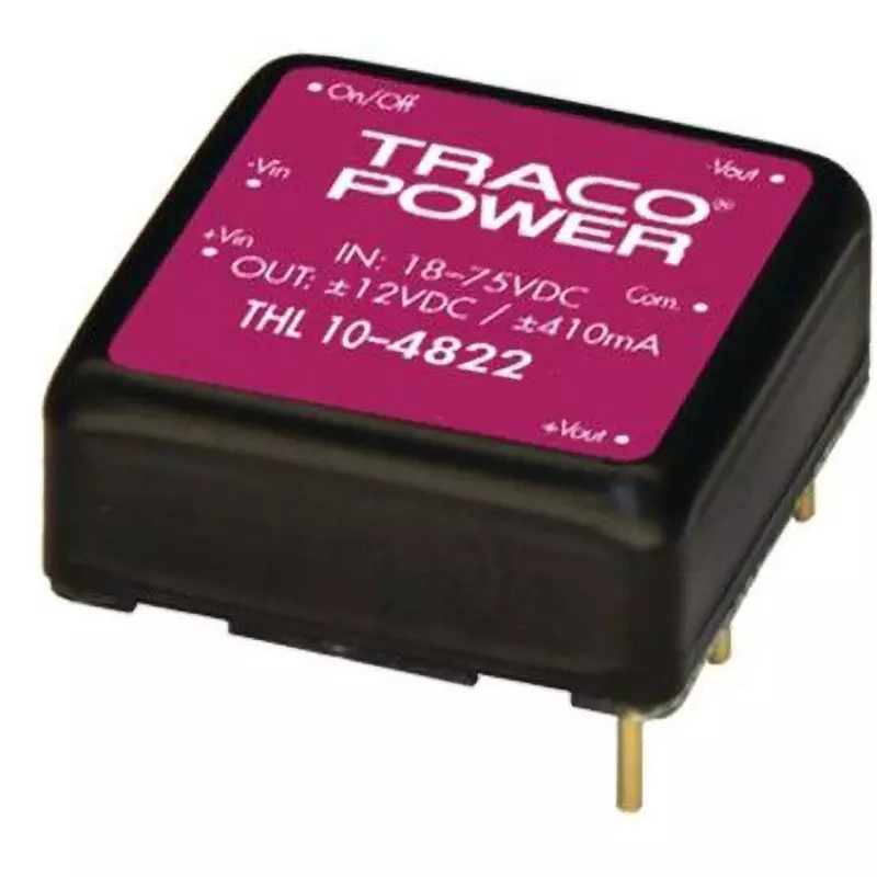TRACO POWER 2 Output ±15 DC V Output Voltage Through Hole Mount, THL 10-2423 (Pack of 10)