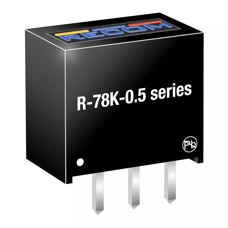RECOM POWER DC-DC Converter 1 Output 750 mW Maximum Output Power, R-78K1.5-0.5