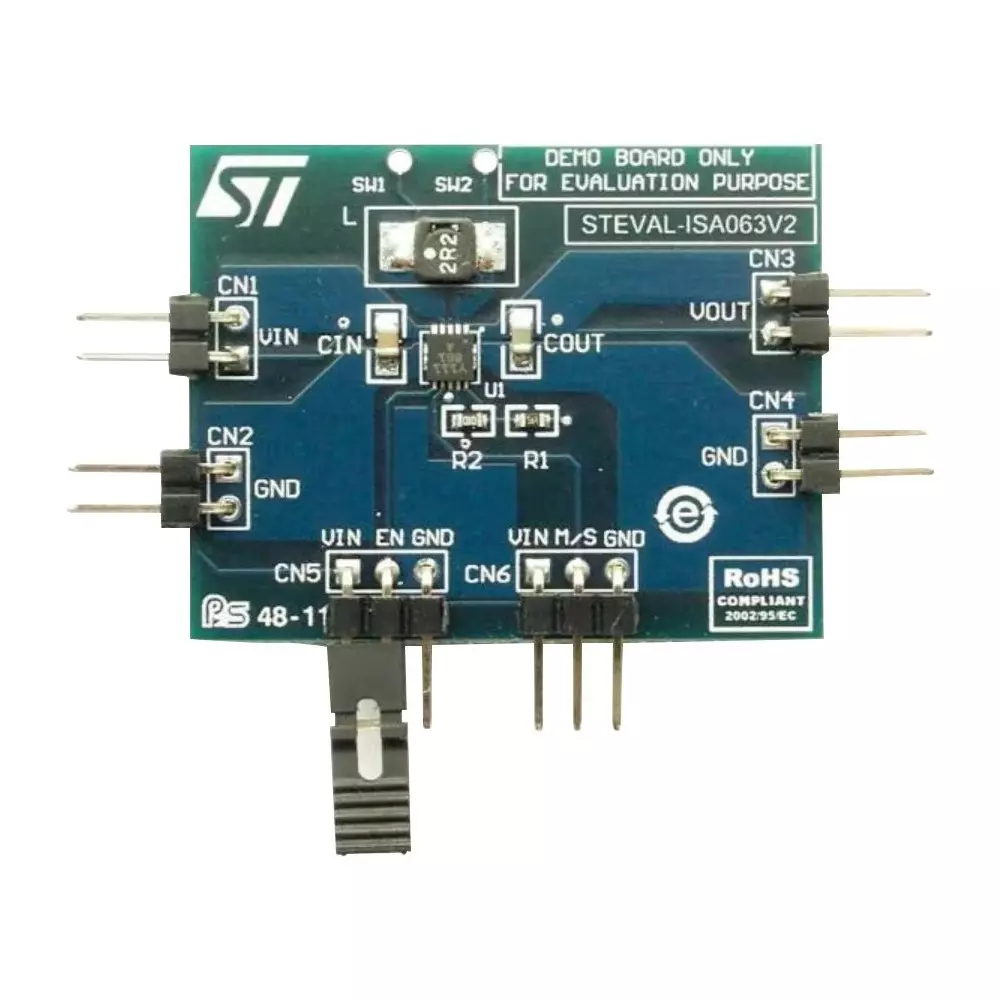 Stmicroelectronics DC-DC Converter for Buck/Boost DC-DC, STEVAL-ISA063V2