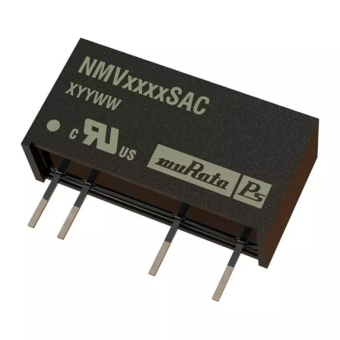 MURATA POWER SOLUTIONS Converter, Dc/Dc, Sil, 1W, 5V, NMV1205SAC