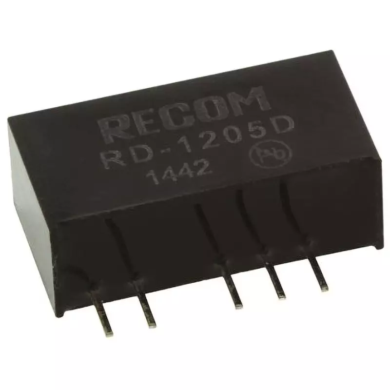 RECOM DC-DC Converter 2 W Rated Power ±200 mA Output Current, RD-1205D