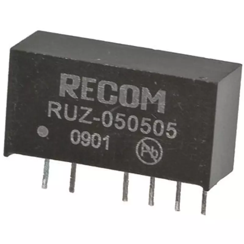 RECOM DC-DC Converter 2 W Rated Power 200/200 mA Output Current, RUZ-050505