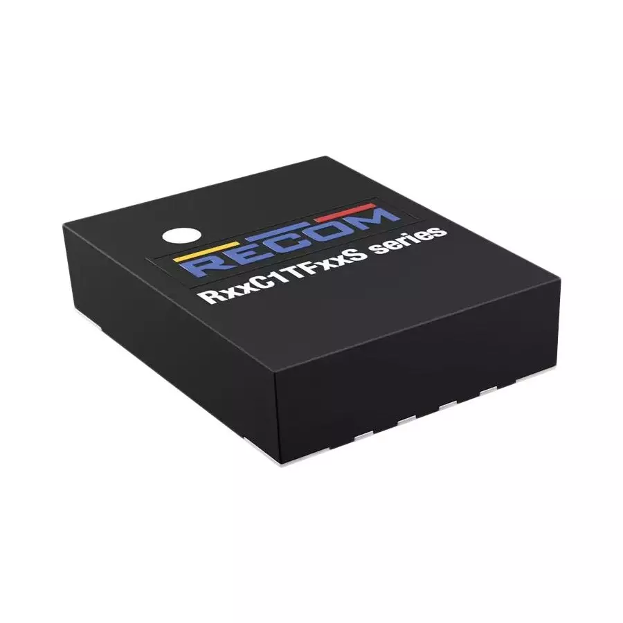 RECOM POWER DC-DC Converter 1 Output 200 mA Current 5 V DC, R05C1TF05S-CT