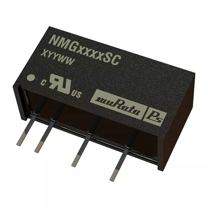 MURATA POWER SOLUTIONS Converter, Dc/Dc, Sil, 2W, 12V, NMG1212SC