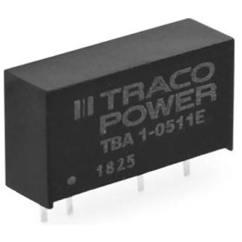 TRACO POWER 1 Output 12 DC V Output Voltage Through Hole Mount, TBA 1-2412E
