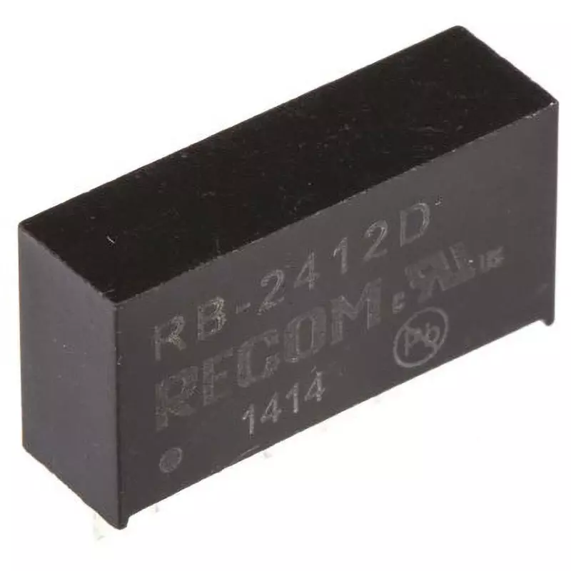 RECOM DC-DC Converter 1 W Rated Power ±42 mA Output Current, RB-2412D (Pack of 25)