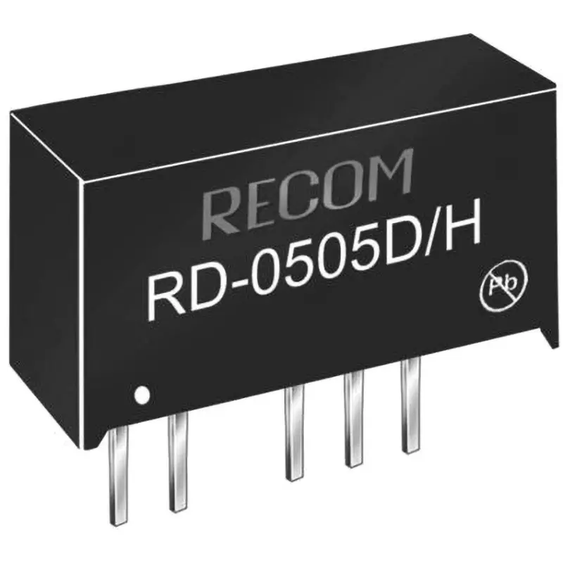 RECOM DC-DC Converter 2 W Rated Power ±84 mA Output Current, RD-1212D/P