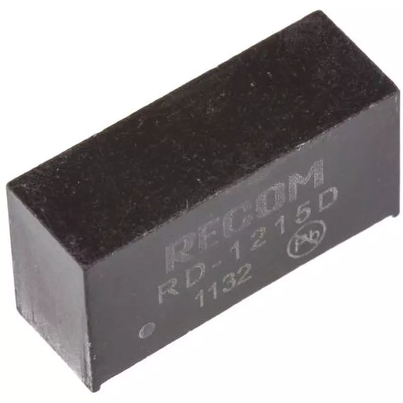RECOM DC-DC Converter 2 W Rated Power ±66 mA Output Current, RD-1215D (Pack of 25)