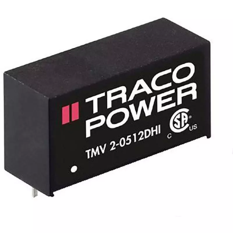 TRACO POWER 2 Output ±12 DC V Output Voltage Through Hole Mount, TMV 2-0512DHI (Pack of 10)