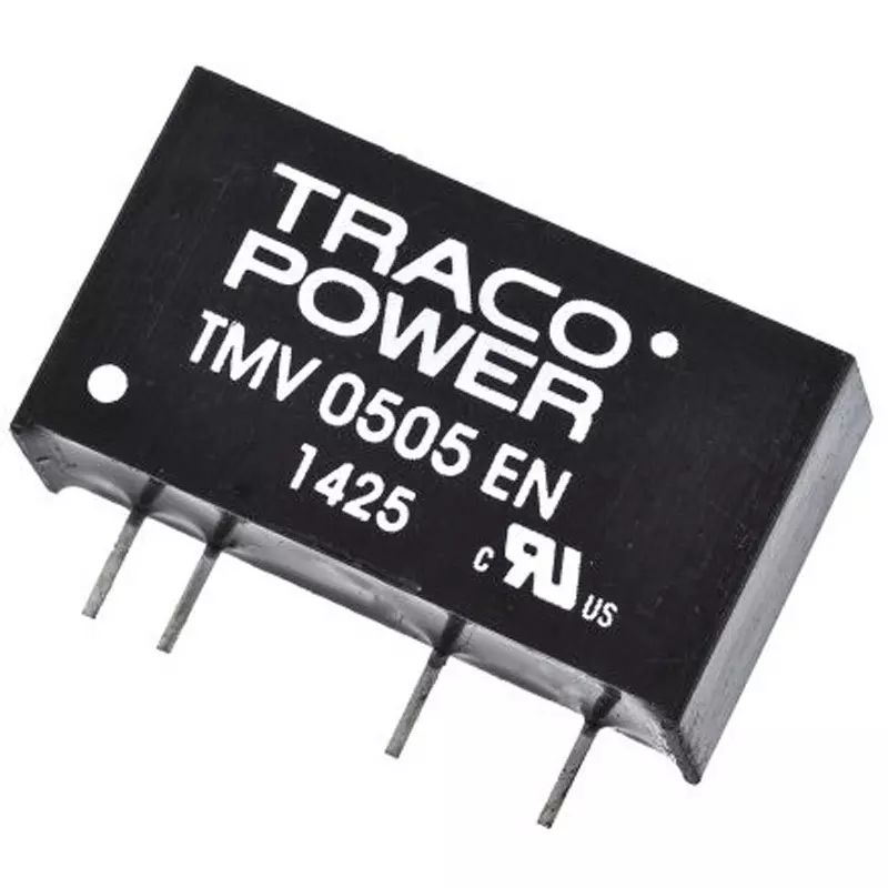 TRACO POWER DC-DC Converter 1 W Rated Power 80 mA Output Current 10.8 - 13.2 DC Input Voltage Range, TMV 1212EN