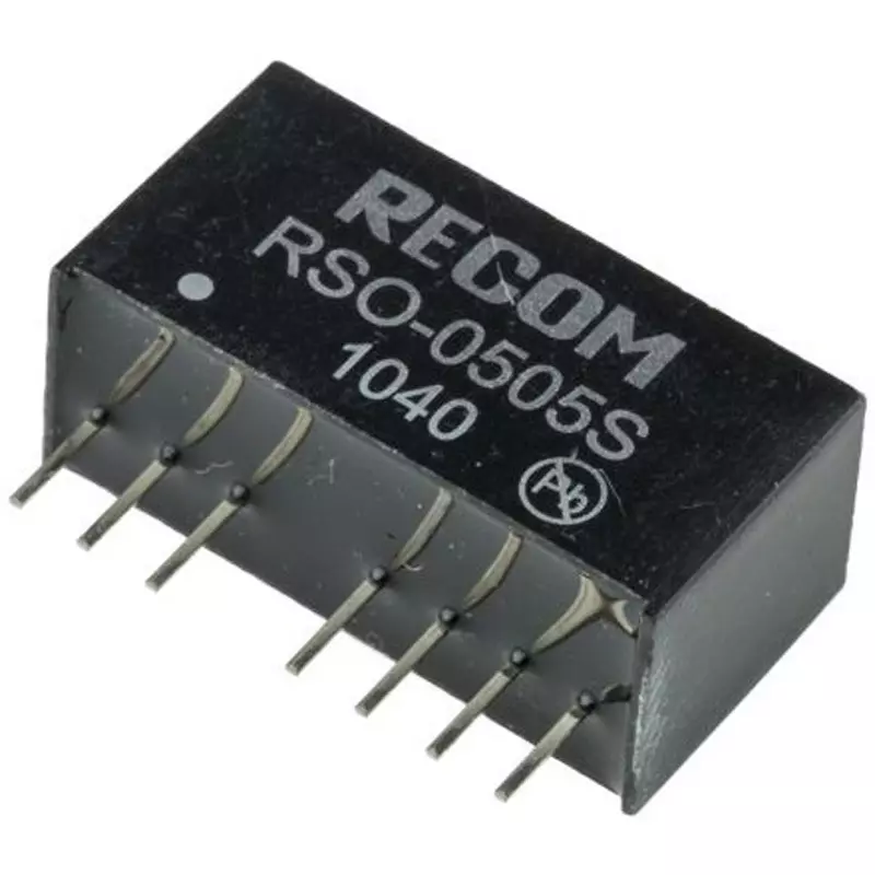 RECOM DC-DC Converter 1 W Rated Power 200 mA Output Current, RSO-0505S (Pack of 22)