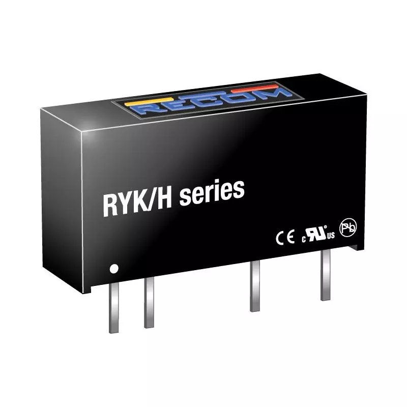 RECOM POWER DC-DC Converter 1 Output 200 mA Current 5 V, RYK-0505S/H