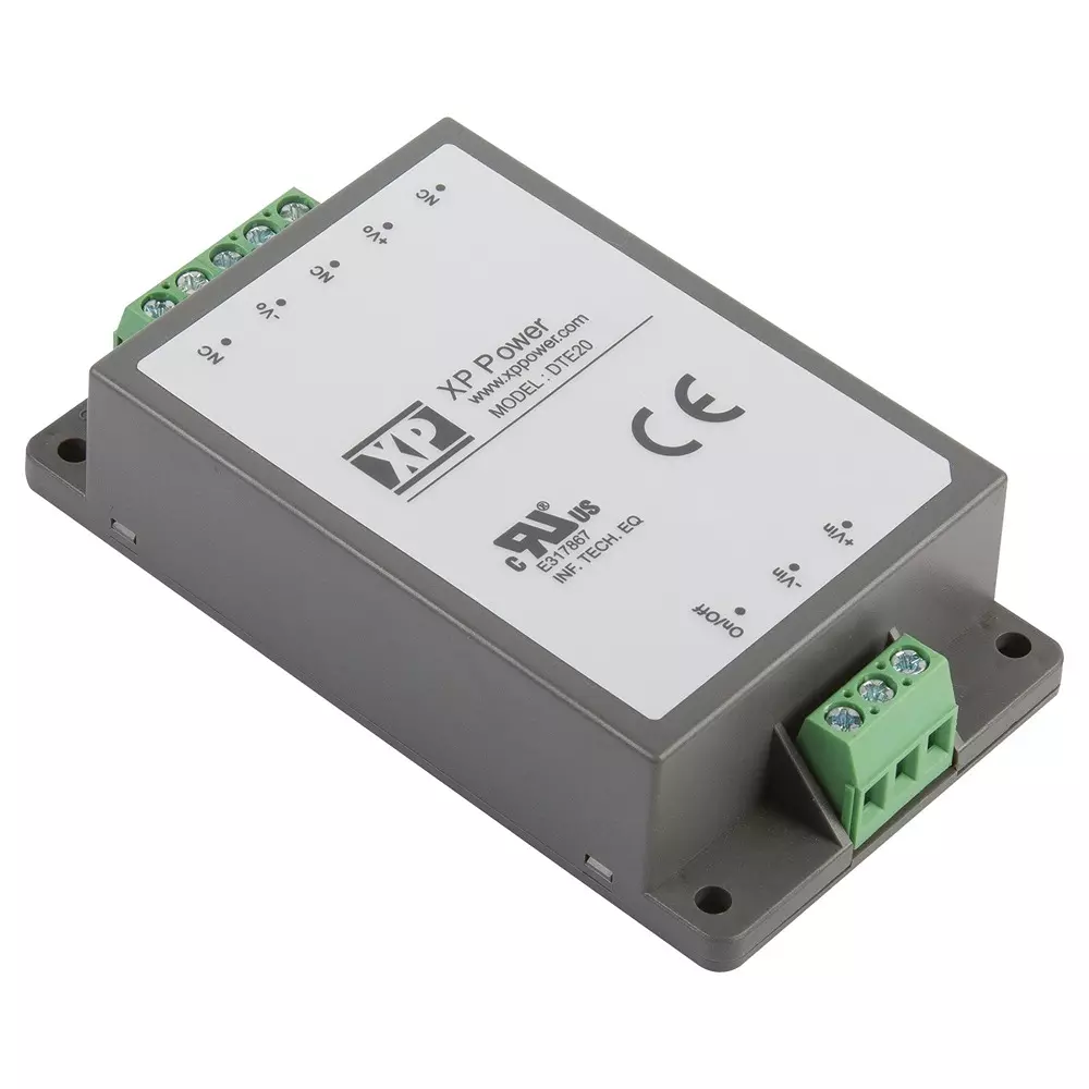 XP POWER DC-DC Converter, 24V, 0.835A, DTE2024S24