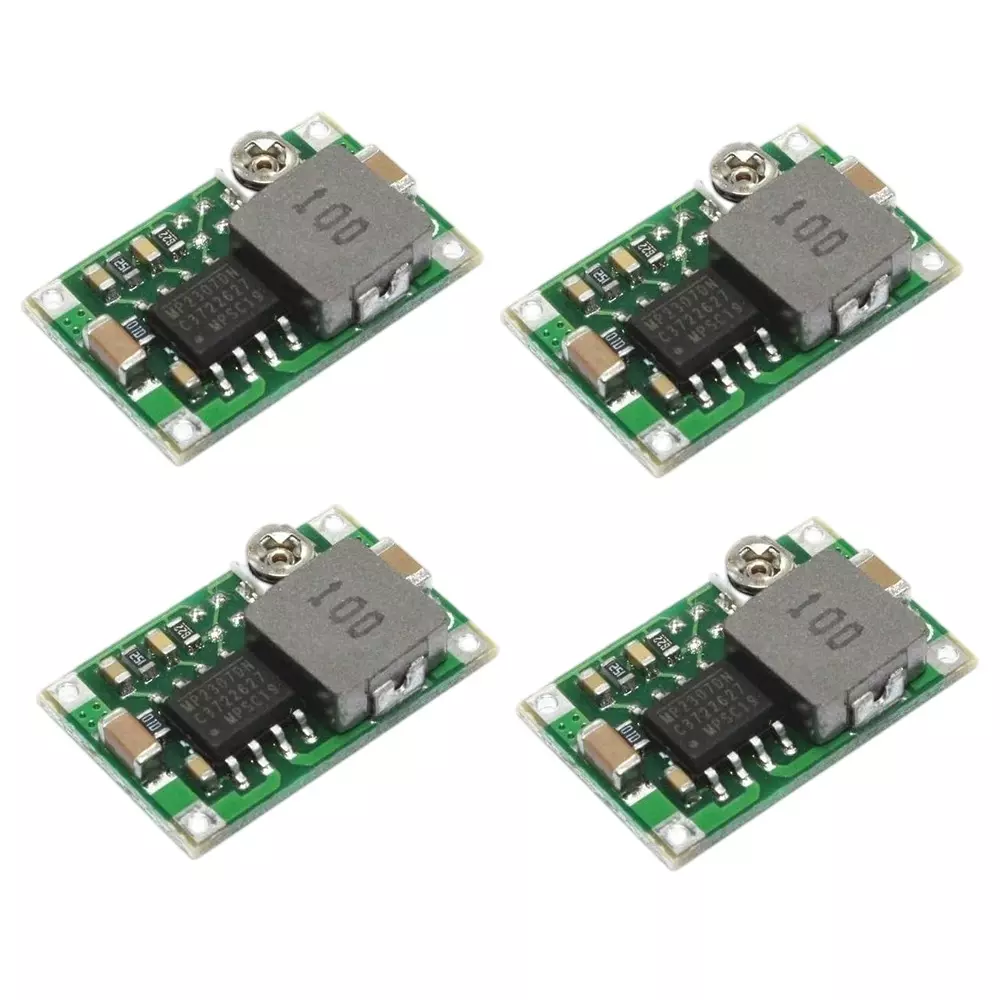 Invento Mini 360 DC-DC Voltage Converter 3 A Maximum Output Current DC 4.75-23 V Input Voltage, ISC 1617-2X (Pack of 4 Pcs)