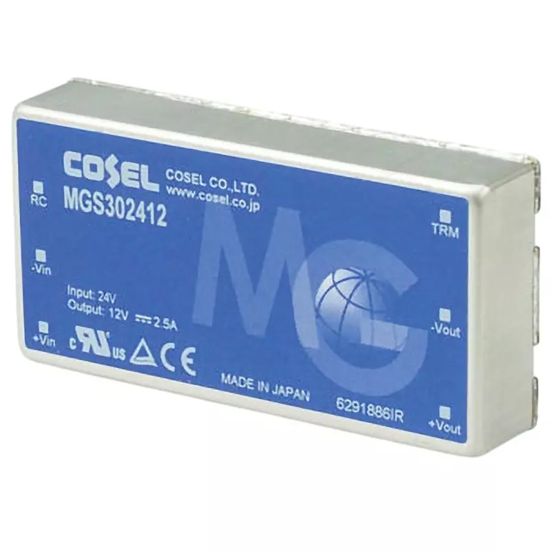 Cosel DC-DC Converter 30 W Rated Power Output, MGS302412