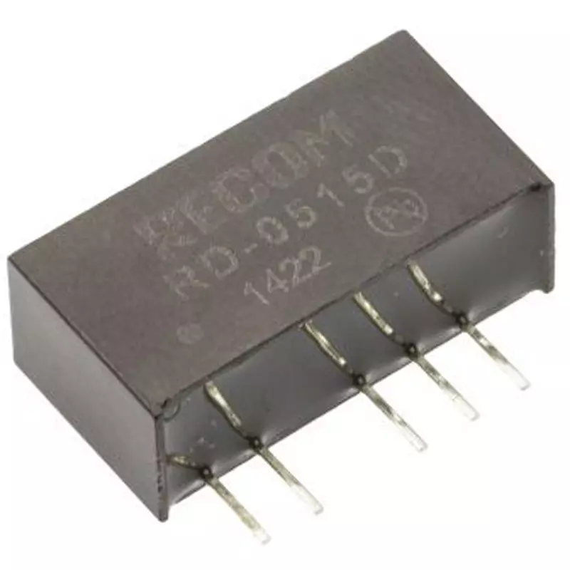 RECOM DC-DC Converter 2 W Power ±66 mA Output Current, RD-0515D (Pack of 25)