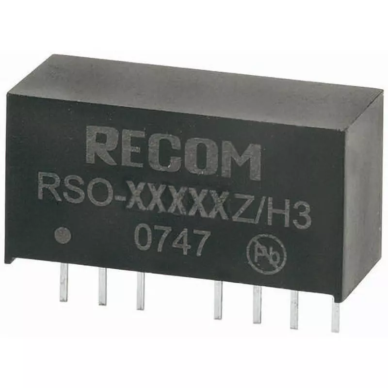 RECOM DC-DC Converter 1 W Rated Power 67 mA Output Current, RSO-1215SZ