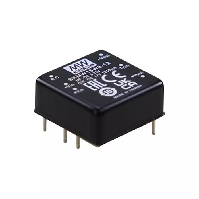 Mean Well DC-DC Converter 9 to 75 V DC, SKMW15W8-12