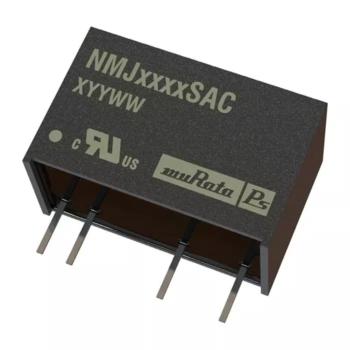 MURATA POWER SOLUTIONS Converter, Dc/Dc, Sil, 1W, 5V, NMJ0505SAC