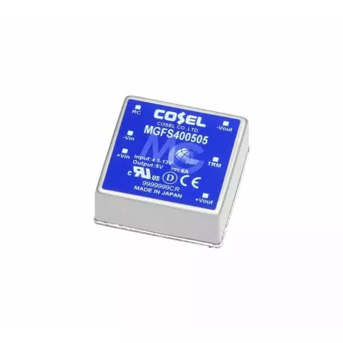 Cosel DC-DC Converter MGFS40 12V DC/ 3.4A Output 18-76 V DC Input 40.8W PCB Mount +85°C max Temp -40°C, MGFS404812