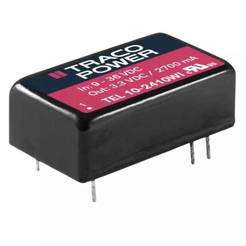 TRACO POWER 1 Output 12 DC V Output Voltage Through Hole Mount, TEL 10-4812WI (Pack of 10)