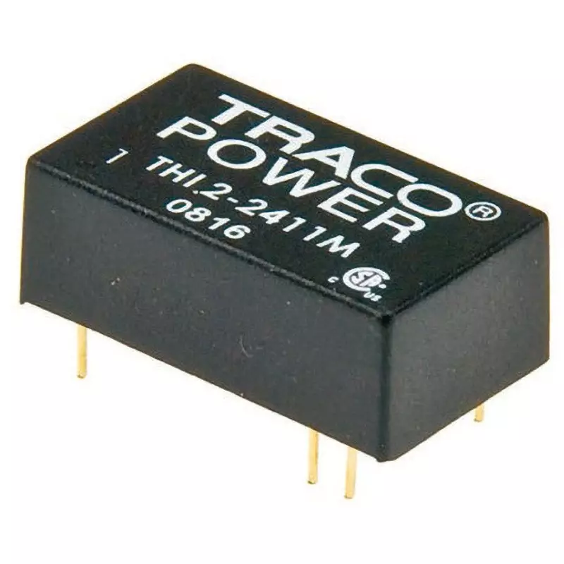 TRACO POWER 2 Output ±12 DC V Output Voltage Through Hole Mount, THI 2-2422M
