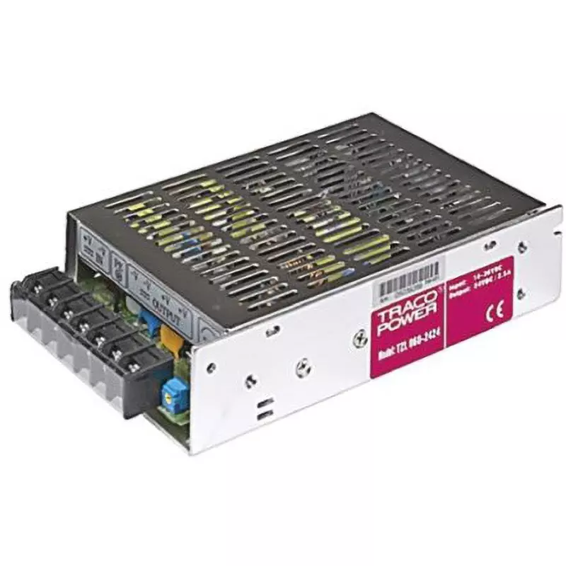 TRACO POWER 1 Output 24 DC V Output Voltage Chassis Mount, TZL 100-2424