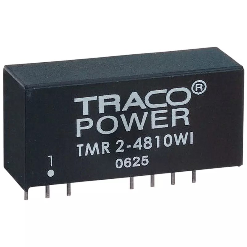TRACO POWER DC-DC Converter 36-75 DC Input Voltage Range 2 W Rated Power 500 mA Output Current, TMR 2-4810WI