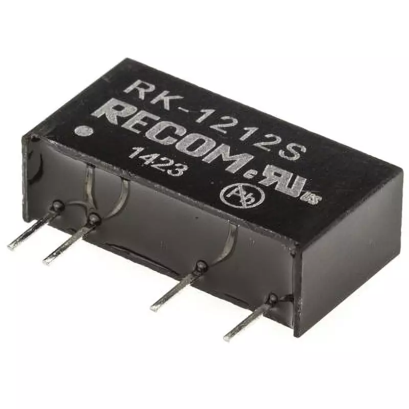 RECOM DC-DC Converter 1 W Rated Power 84 mA Output Current, RK-1212S (Pack of 25)