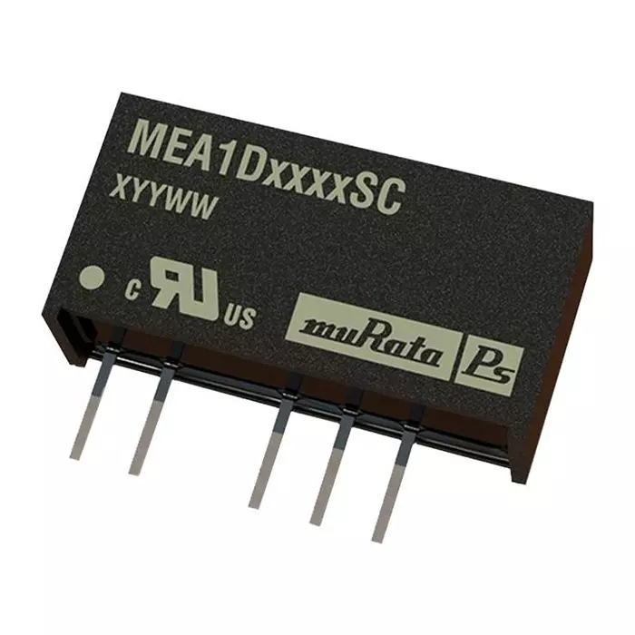 MURATA POWER SOLUTIONS Converter, Dc/Dc, Sil, 1W, 5V, MEA1D0505SC
