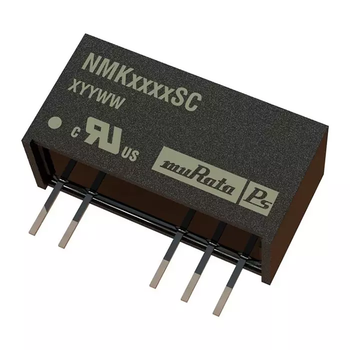 MURATA POWER SOLUTIONS Converter, Dc/Dc, Sil, 2W, +/-15V, NMK1215SC