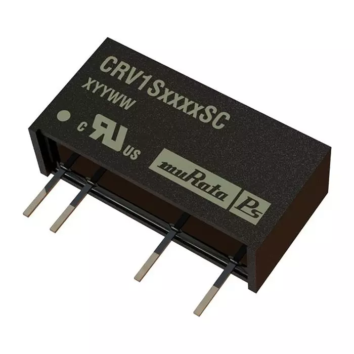 MURATA POWER SOLUTIONS Dc-Dc Converter, 5V, 0.2A, CRV1S0505SC