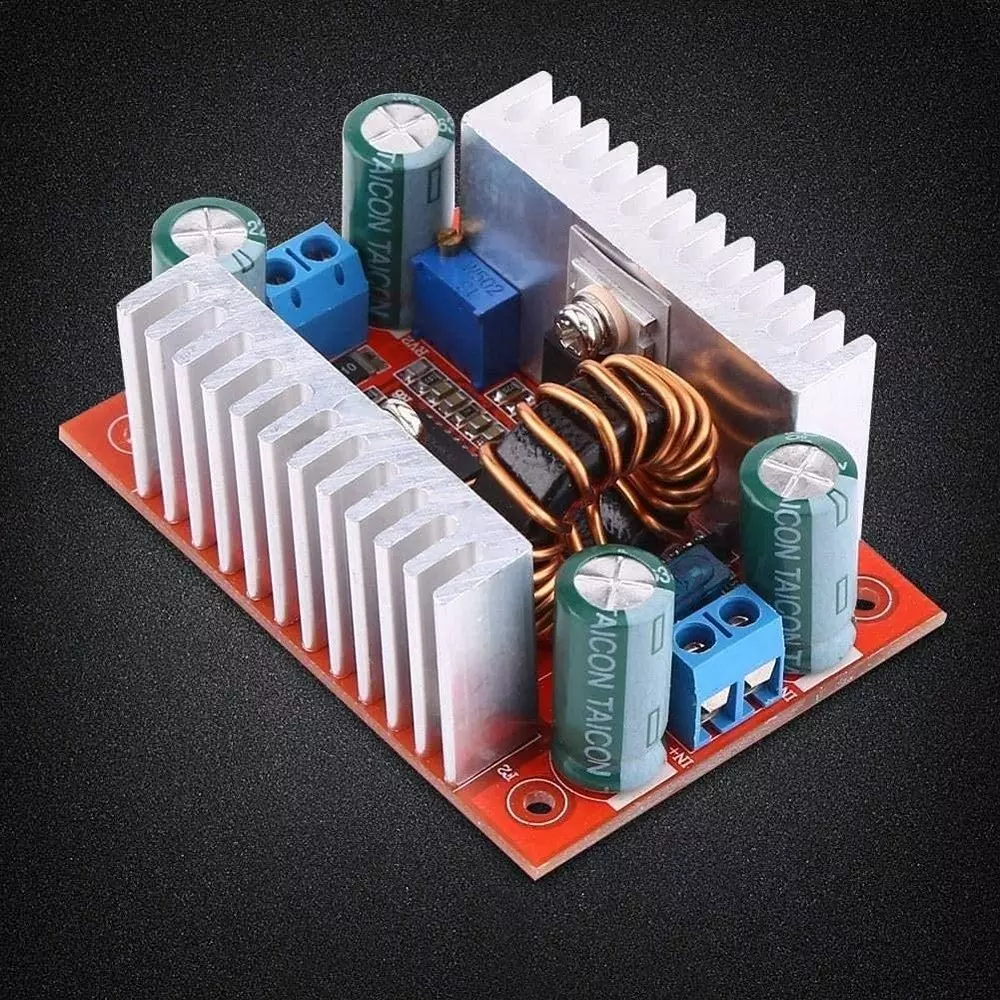 amiciSmart Step-Up Boost Converter 400 W 15 A 8.5-50 V to 10-60 V Adjustable, DC-DC-15A-N