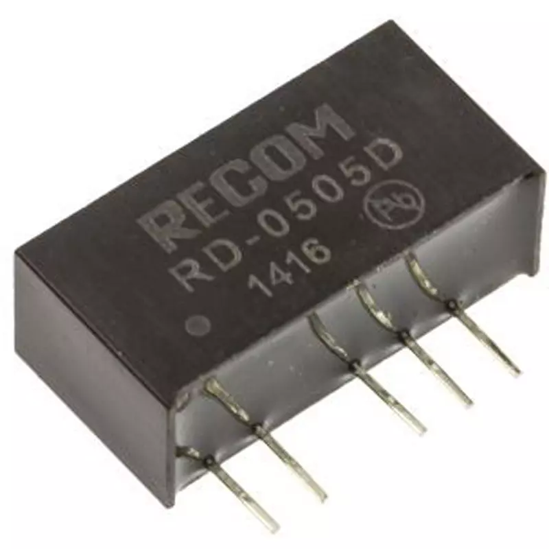 RECOM DC-DC Converter 2 W Rated Power ±200 mA Output Current, RD-0505D (Pack of 25)