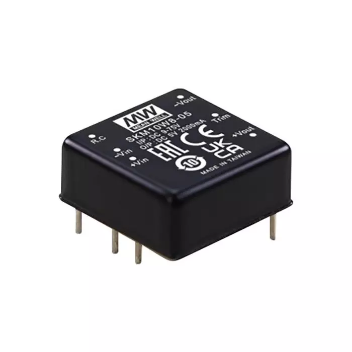 Mean Well DC-DC Converter 9 to 75 V DC, SKM10W8-12