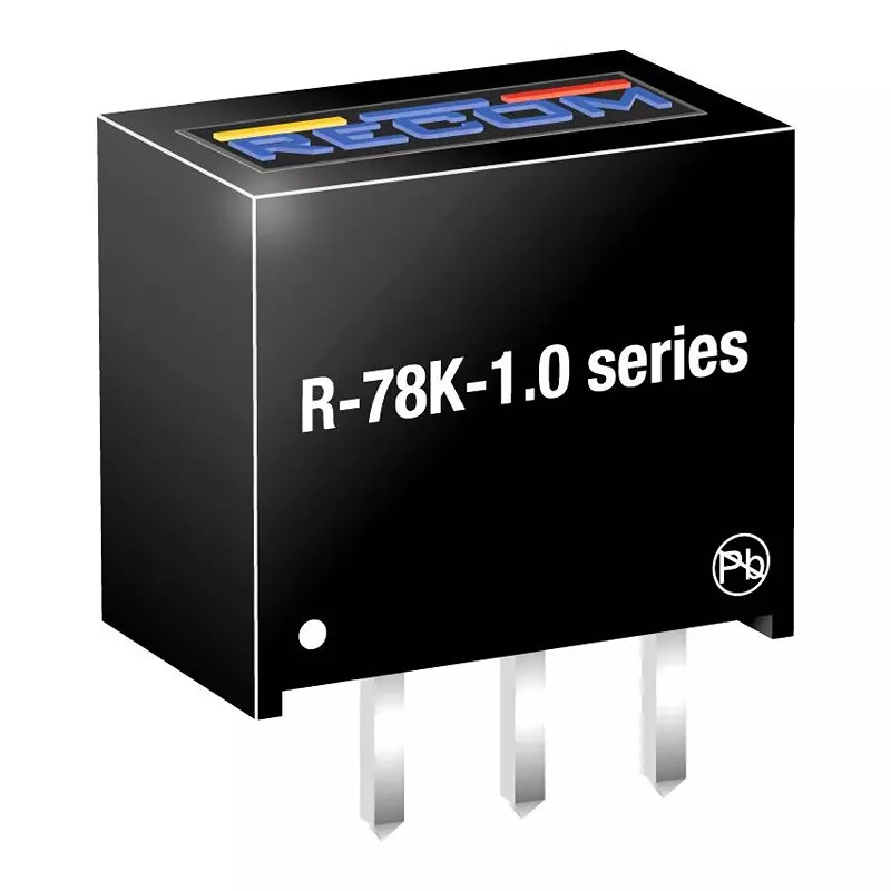 RECOM POWER DC-DC Converter 1 Output 3.3 W Maximum Output Power, R-78K3.3-1.0