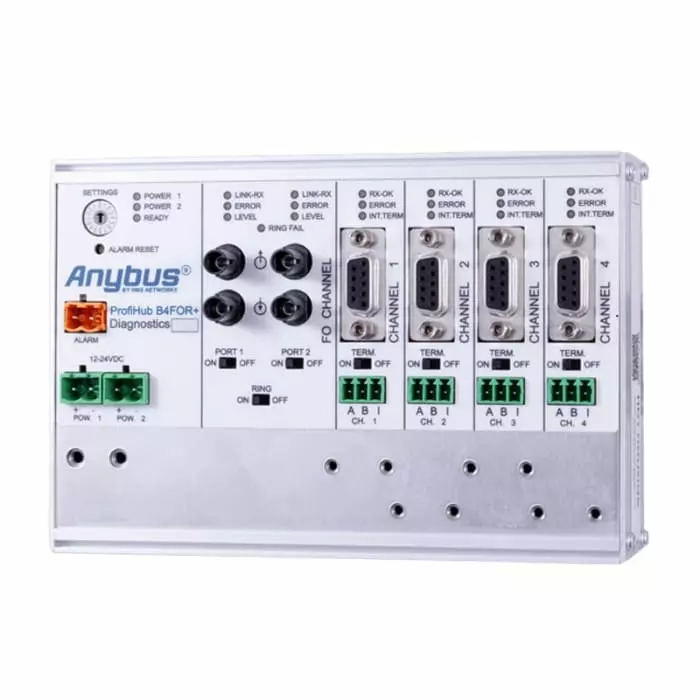 Anybus PROFIBUS RS-485 Industrial Interface Converter ProfiHub B4FOR+, 17430