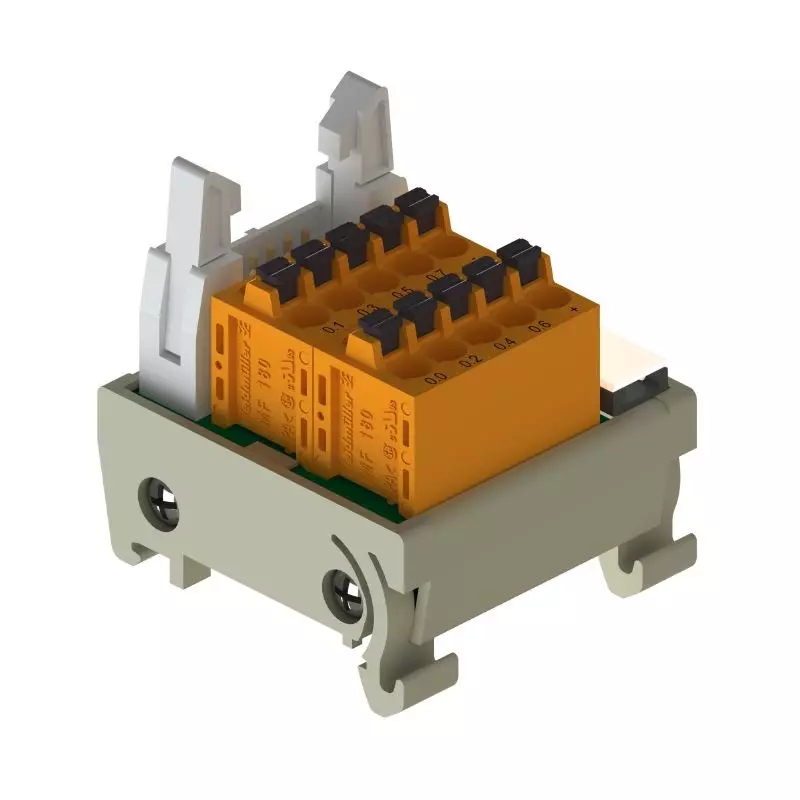 Weidmuller Interface Tension-Clamp Connection 10 Poles and 1 Wire Wiring System, RS F10 I/O8 LMZF