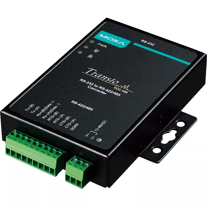 MOXA Converter RS232 C-RS422 / 485 converter Specifications, TCC-100