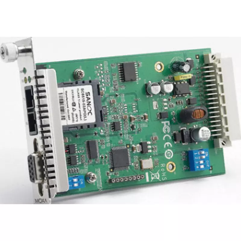 MOXA Powered Converter SC connector Connector, TCF-142-M-ST-RM