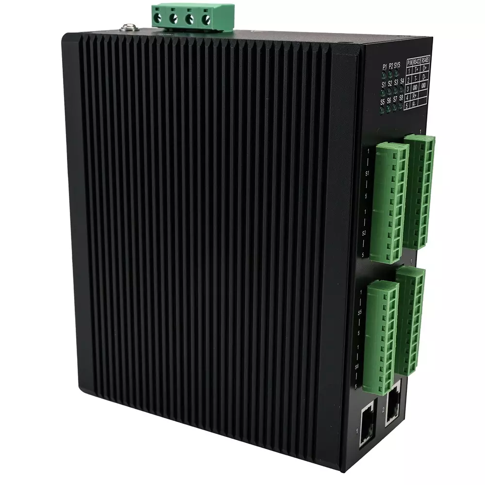 RS PRO Ethernet Media Converter -40°C 85°C 8 RJ45, RS422, RS485 Full Duplex 460800 bps, 149187